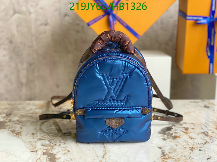 LV Bags-(Mirror)-Backpack-,Code: HB1326,$: 219USD