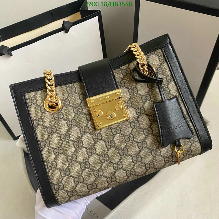 Gucci Bag-(4A)-Padlock-,Code: HB3558,$: 89USD