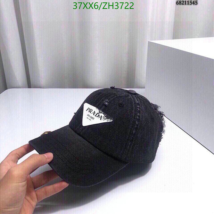 Cap -(Hat)-Prada, Code: ZH3722,$: 37USD