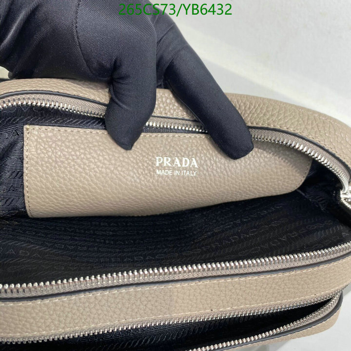 Prada Bag-(Mirror)-Diagonal-,Code: YB6432,$: 265USD