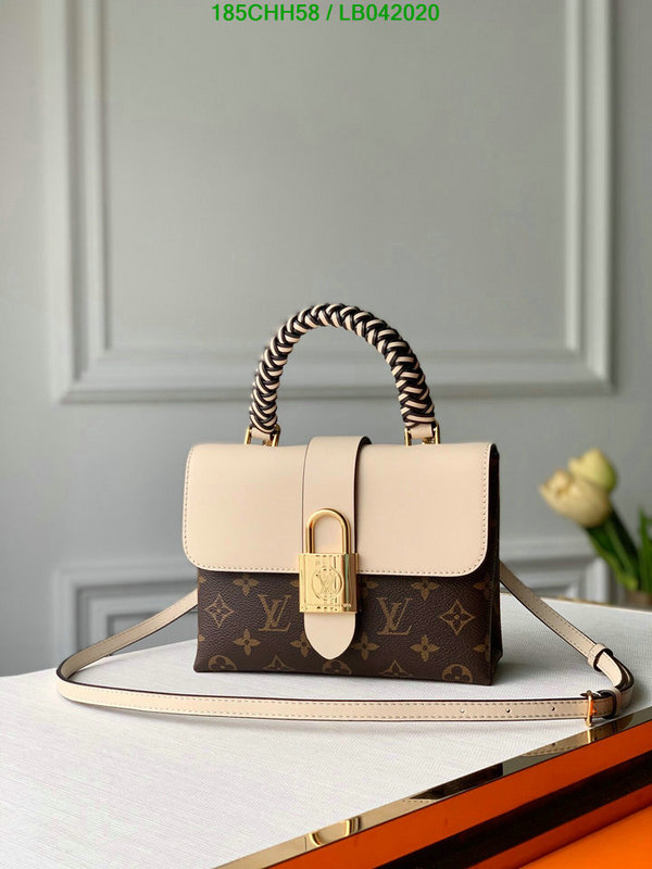 LV Bags-(Mirror)-Handbag-,Code: LB042020,$: 185USD