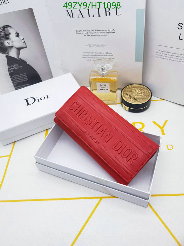 Dior Bags-(4A)-Wallet,Code: HT1098,$: 49USD