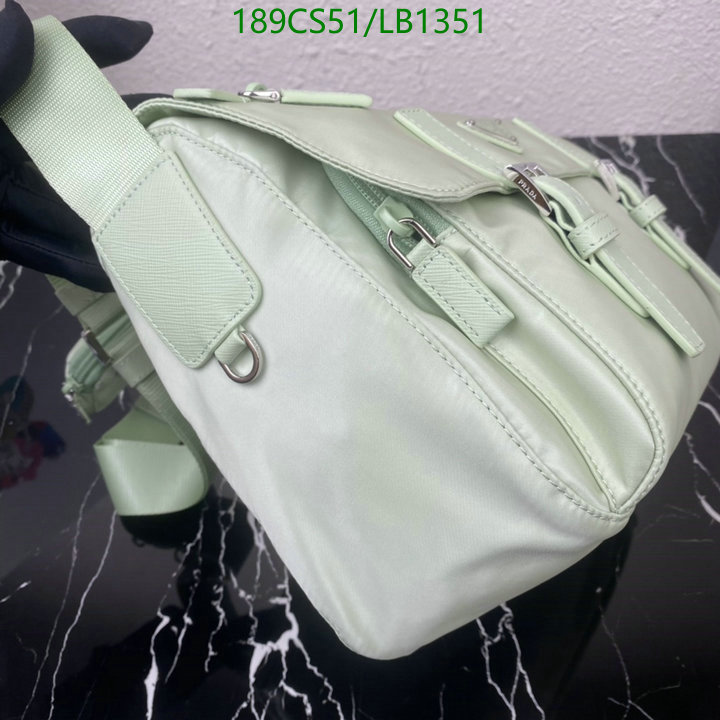 Prada Bag-(Mirror)-Diagonal-,Code: LB1351,$: 189USD