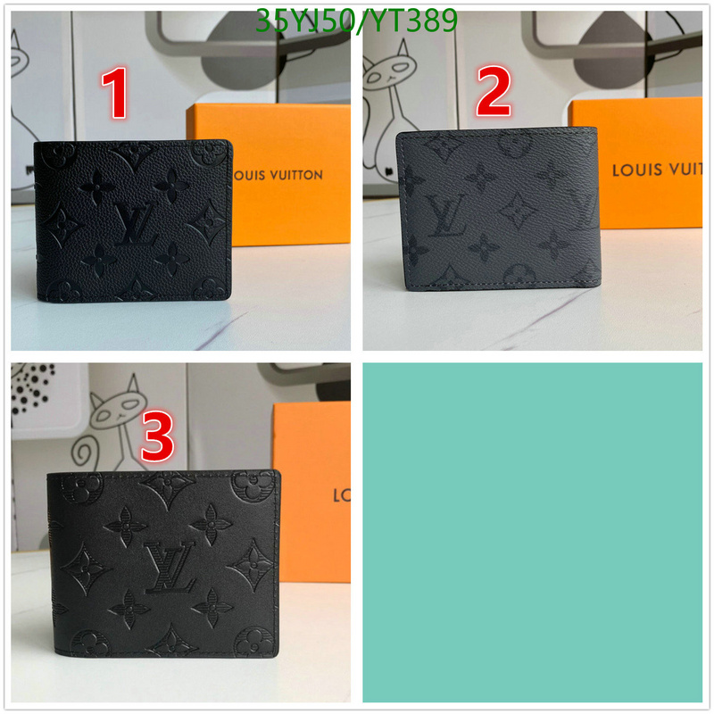 LV Bags-(4A)-Wallet-,Code: YT389,$: 35USD