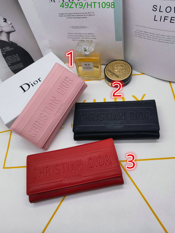 Dior Bags-(4A)-Wallet,Code: HT1098,$: 49USD