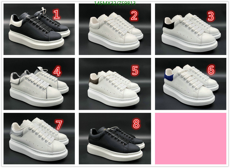 Men shoes-Alexander Mcqueen, Code: ZS9813,$: 145USD