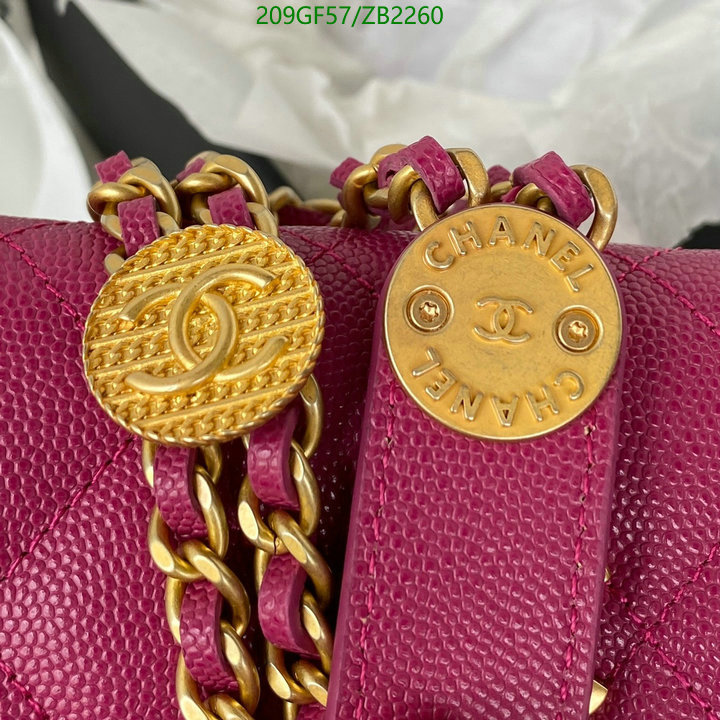 Chanel Bags -(Mirror)-Diagonal-,Code: ZB2260,$: 209USD