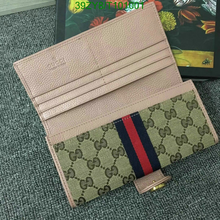 Gucci Bag-(4A)-Wallet-,Code: T101001,$:39USD