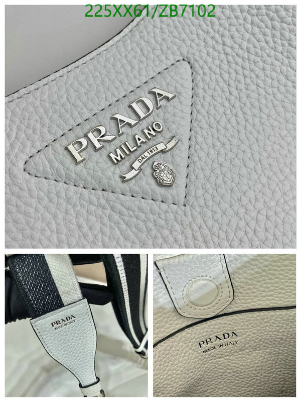 Prada Bag-(Mirror)-Diagonal-,Code: ZB7102,$: 225USD