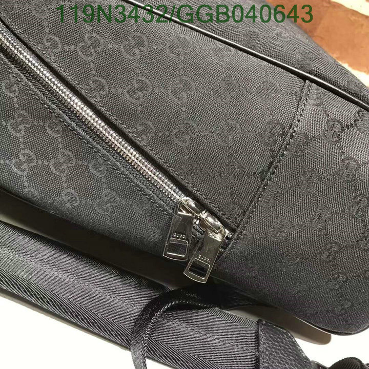 Gucci Bag-(Mirror)-Backpack-,Code:GGB040643,$:119USD