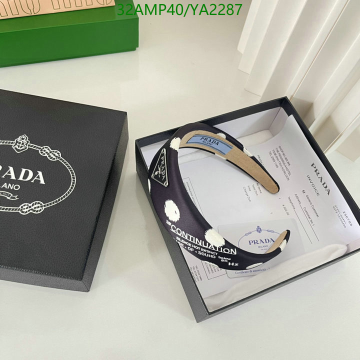 Headband-Prada, Code: YA2287,$: 32USD