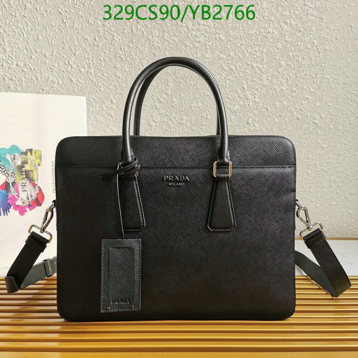 Prada Bag-(Mirror)-Handbag-,Code: YB2766,$: 329USD