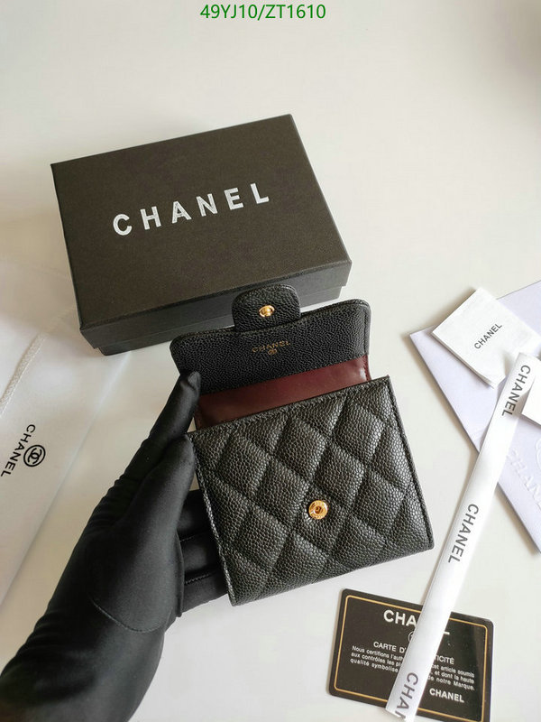 Chanel Bags ( 4A )-Wallet-,Code: ZT1610,$: 49USD