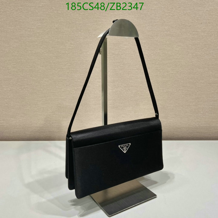 Prada Bag-(Mirror)-Handbag-,Code: ZB2347,$: 185USD