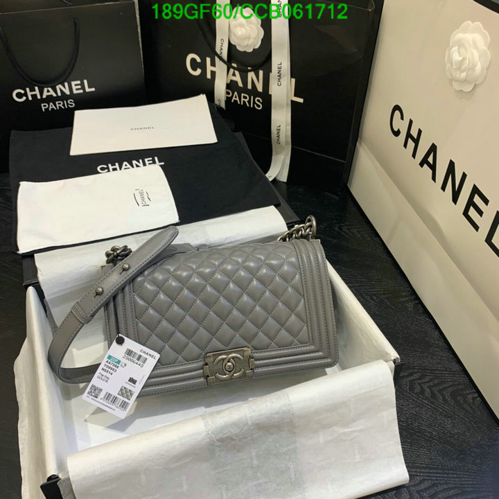 Chanel Bags -(Mirror)-Le Boy,Code: CCB061712,$: 189USD