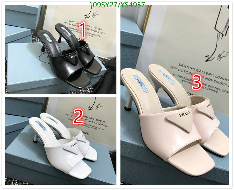 Women Shoes-Prada, Code: YS4957,$: 109USD