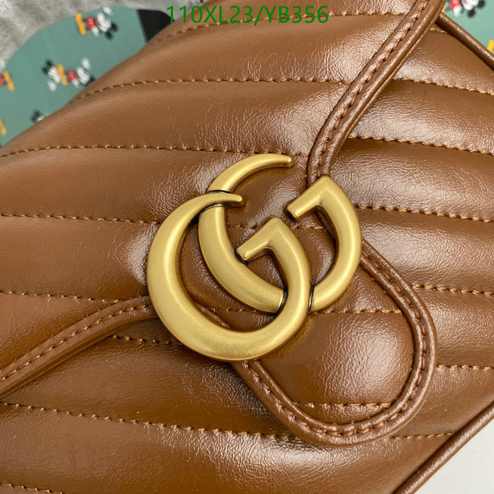 Gucci Bag-(4A)-Marmont,Code: YB356,$: 110USD