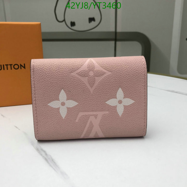 LV Bags-(4A)-Wallet-,Code: YT3460,$: 42USD