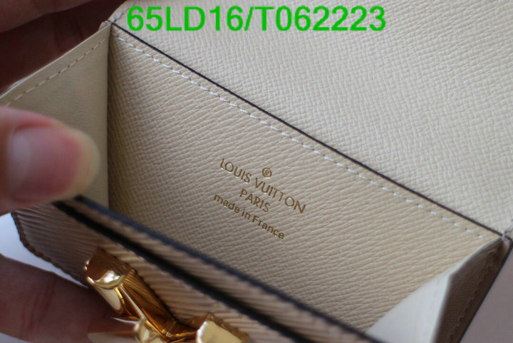 LV Bags-(Mirror)-Wallet-,Code: T062223,$: 65USD