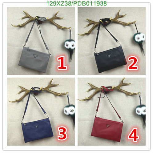 Prada Bag-(Mirror)-Handbag-,Code: PDB011938,$:129USD