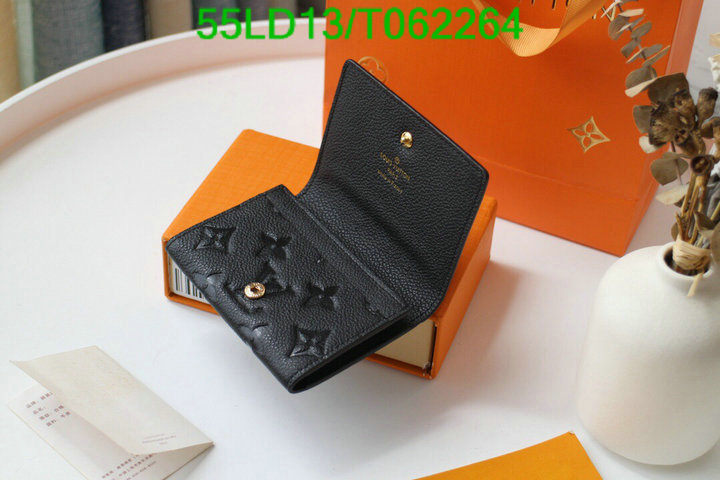 LV Bags-(Mirror)-Wallet-,Code: T062264,$: 55USD