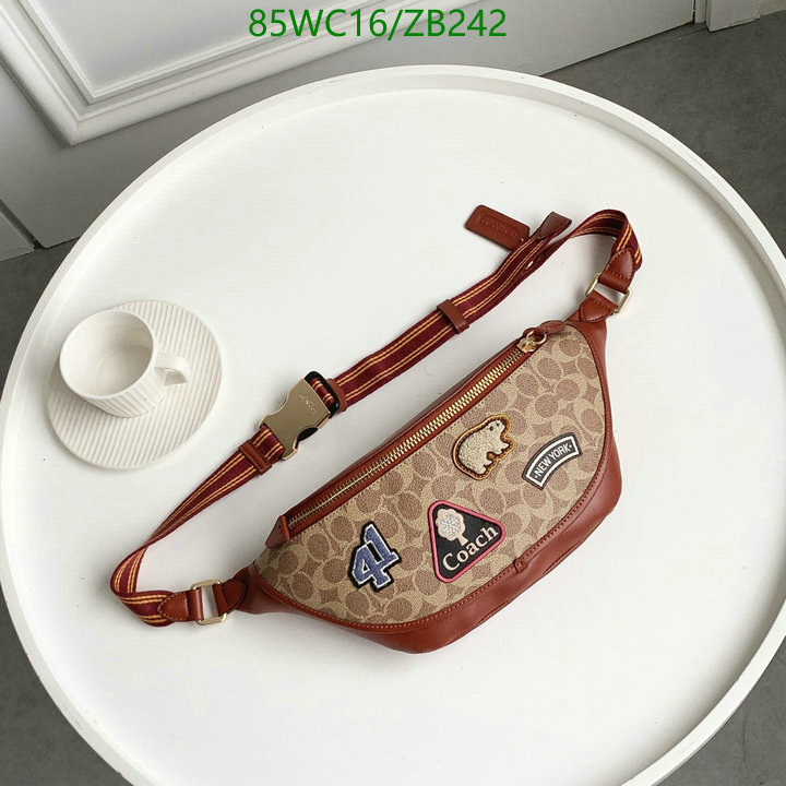 Coach Bag-(4A)-Belt Bag-Chest Bag--,Code: ZB242,$: 85USD