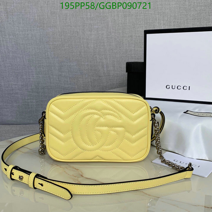 Gucci Bag-(Mirror)-Marmont,Code: GGBP090721,$:195USD
