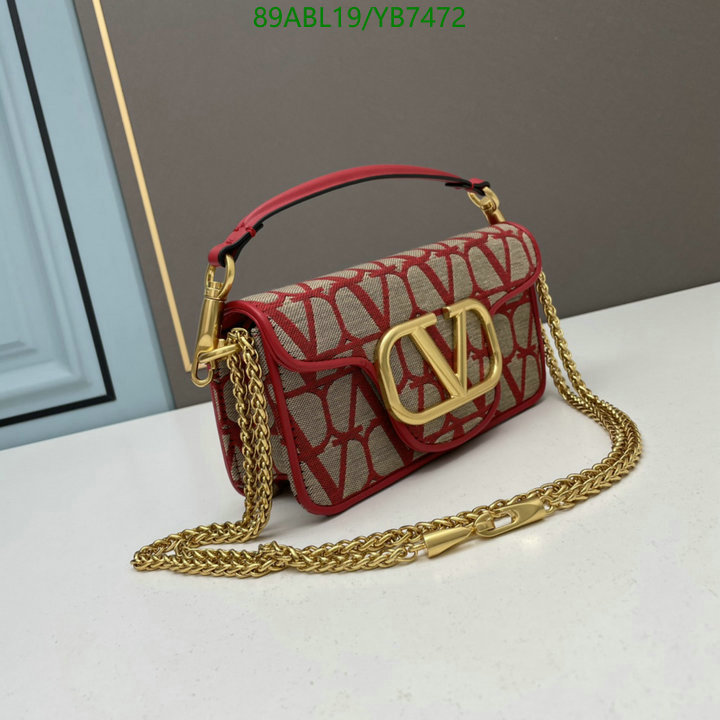 Valentino Bag-(4A)-LOC-V Logo ,Code: YB7472,$: 89USD