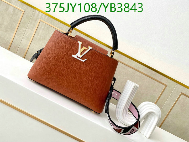 LV Bags-(Mirror)-Handbag-,Code: YB3843,$: 375USD