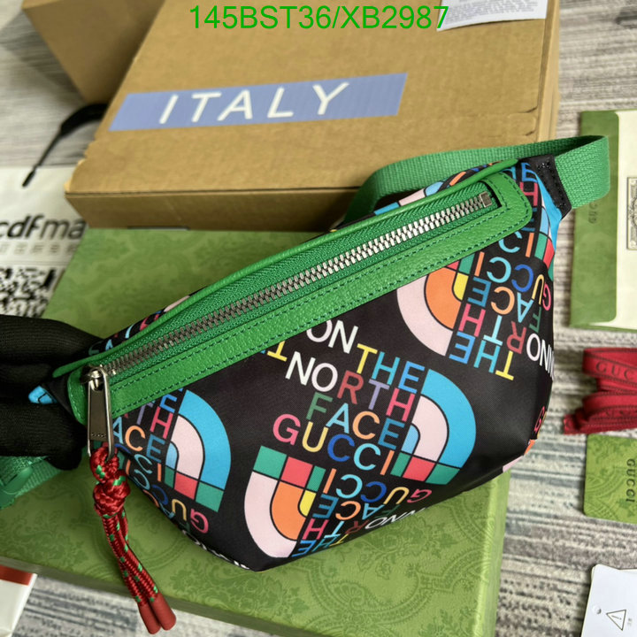 Gucci Bag-(Mirror)-Belt Bag-Chest Bag--,Code: XB2987,$: 145USD