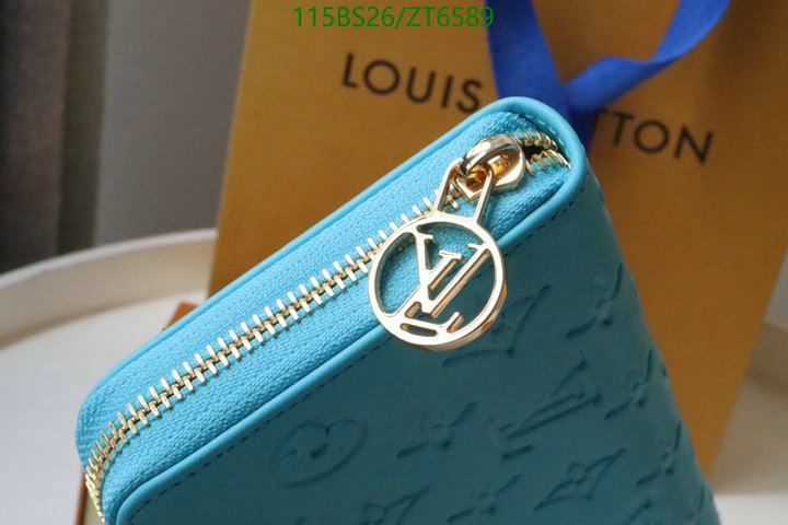 LV Bags-(Mirror)-Wallet-,Code: ZT6589,$: 115USD