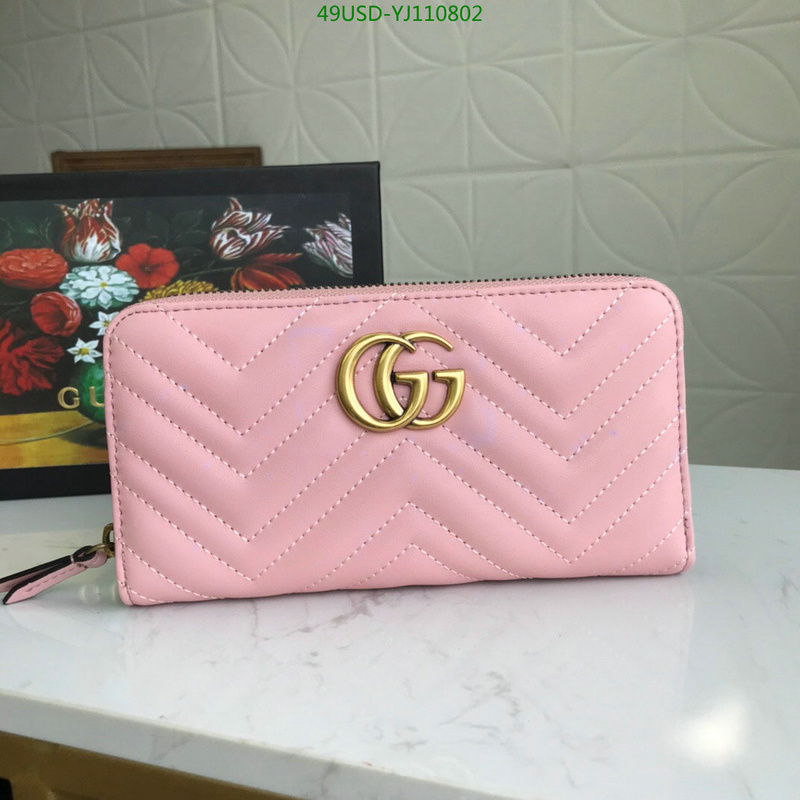 Gucci Bag-(4A)-Wallet-,Code: YJ110802,$:49USD