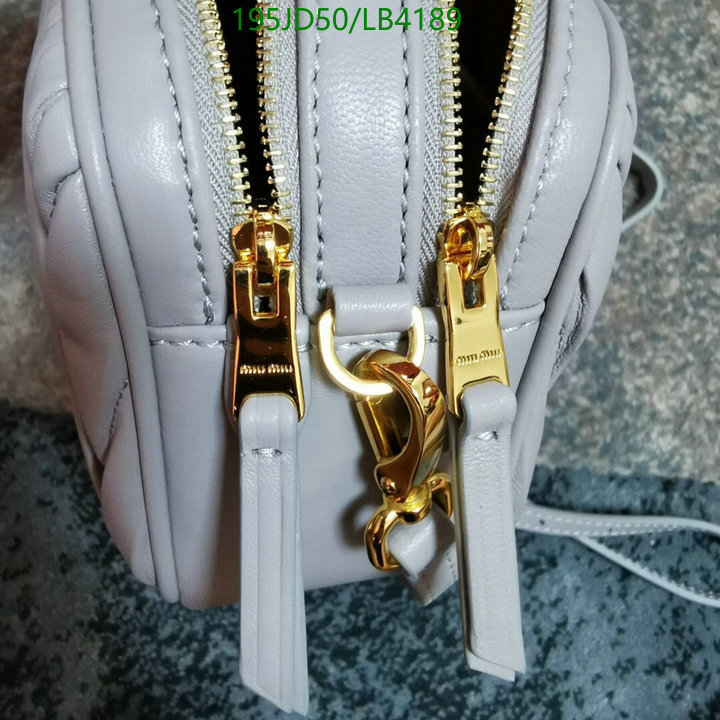 Miu Miu Bag-(Mirror)-Diagonal-,Code: LB4189,$: 195USD