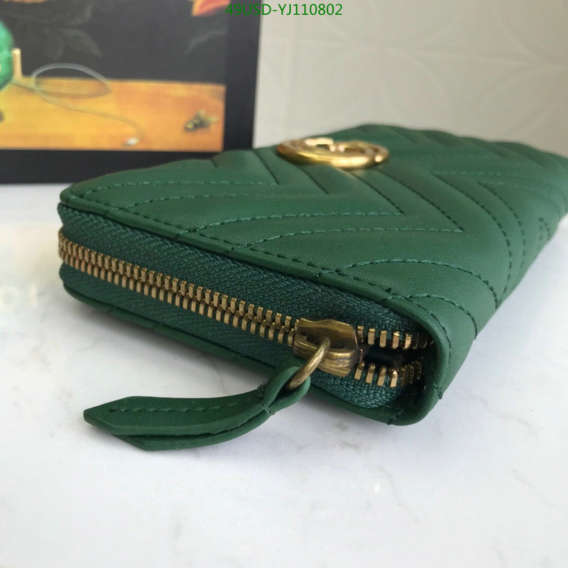 Gucci Bag-(4A)-Wallet-,Code: YJ110802,$:49USD