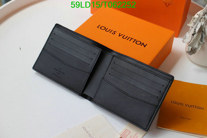 LV Bags-(Mirror)-Wallet-,Code: T062252,$: 59USD
