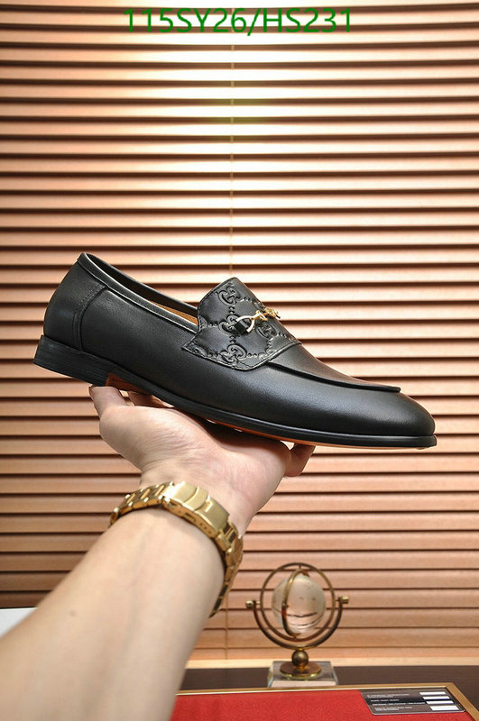 Men shoes-Gucci, Code: HS231,$: 115USD