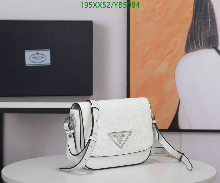 Prada Bag-(Mirror)-Diagonal-,Code: YB5084,$: 195USD