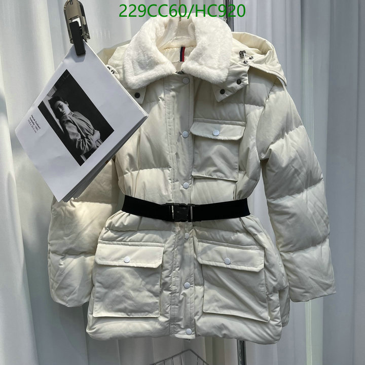 Down jacket Women-Moncler, Code: HC920,$: 229USD