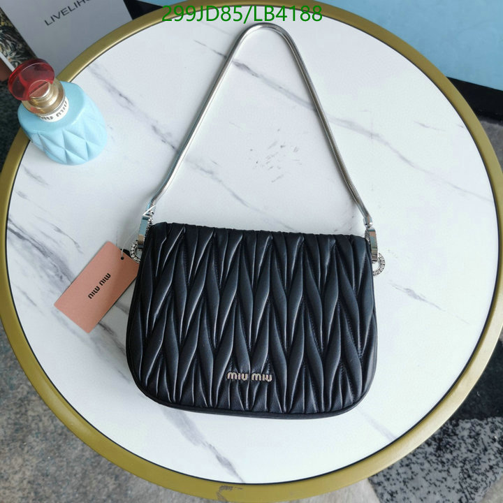 Miu Miu Bag-(Mirror)-Diagonal-,Code: LB4188,$: 299USD