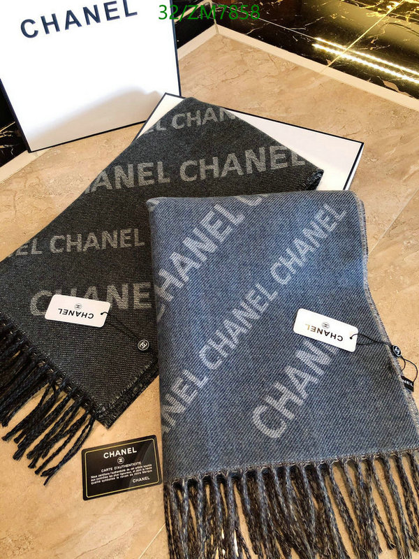 Scarf-Chanel, Code: ZM7858,$: 32USD