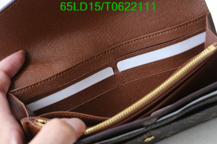 LV Bags-(Mirror)-Wallet-,Code: T0622111,$: 65USD