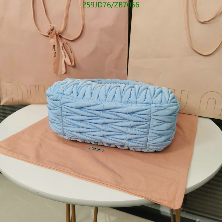 Miu Miu Bag-(Mirror)-Handbag-,Code: ZB7056,$: 259USD