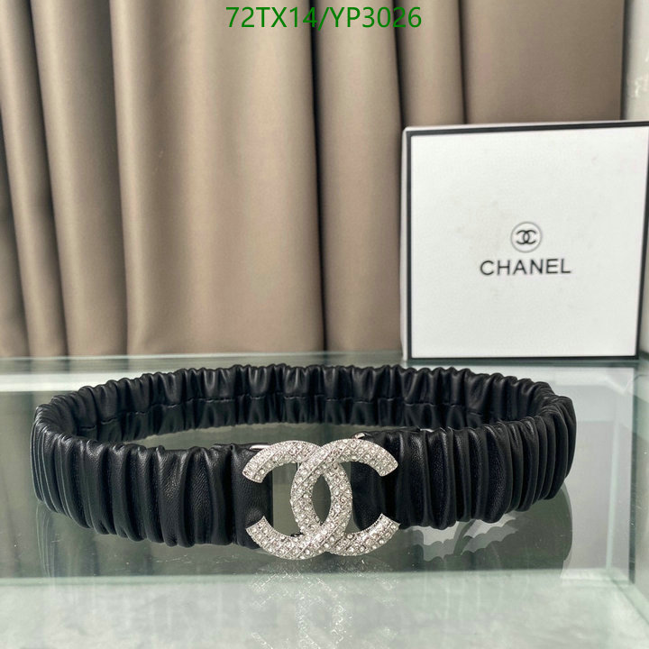 Belts-Chanel,Code: YP3026,$: 72USD