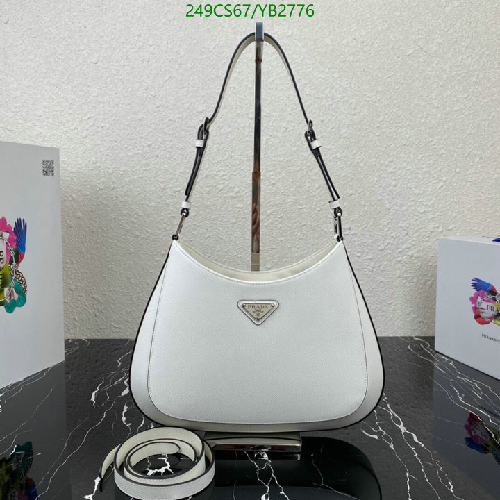 Prada Bag-(Mirror)-Cleo,Code: YB2776,$: 249USD