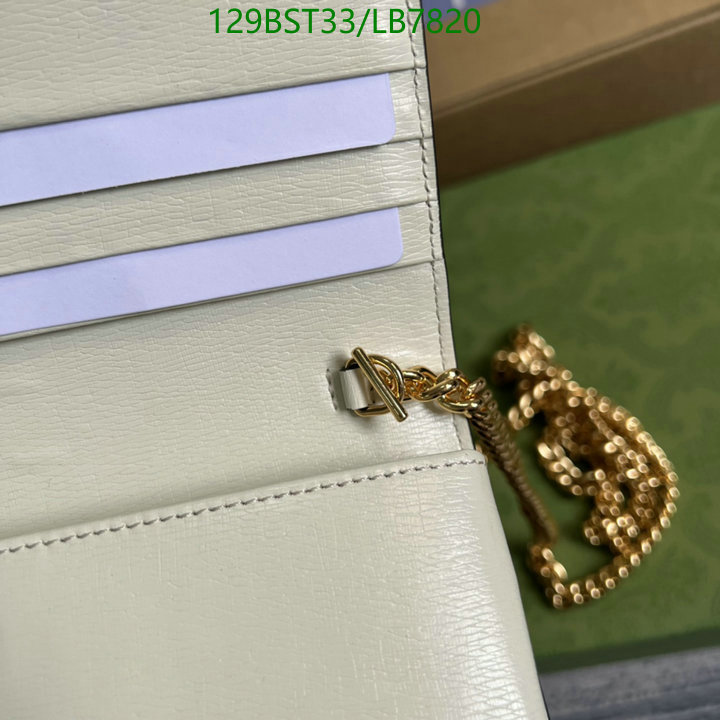 Gucci Bag-(Mirror)-Horsebit-,Code: LB7820,$: 129USD