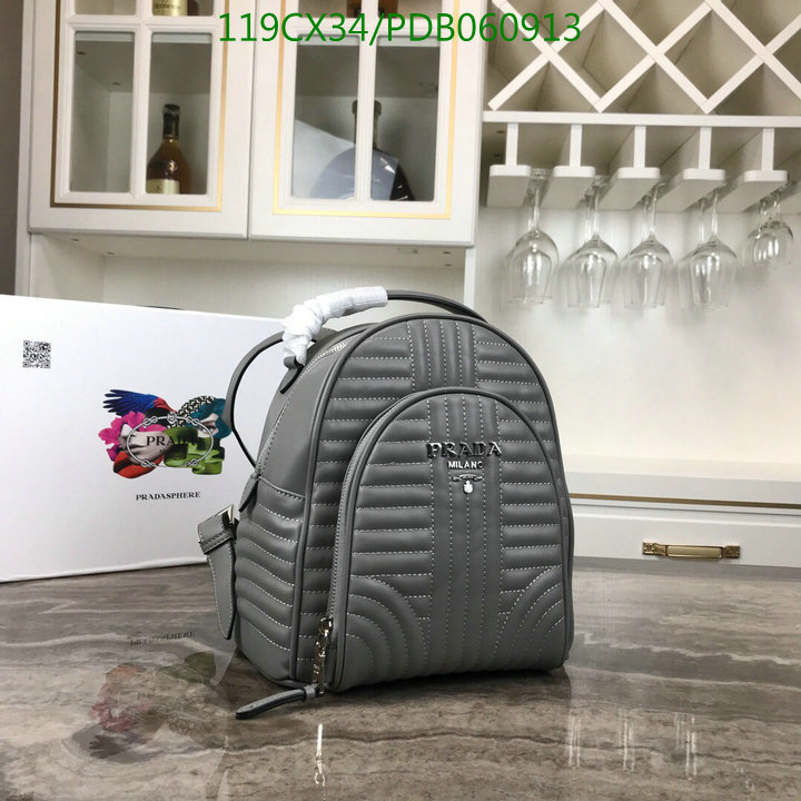 Prada Bag-(4A)-Backpack-,Code: PDB060913,$:119USD