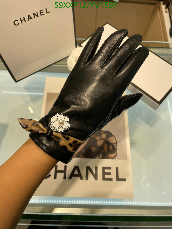 Gloves-Chanel, Code: YV1597,$: 59USD