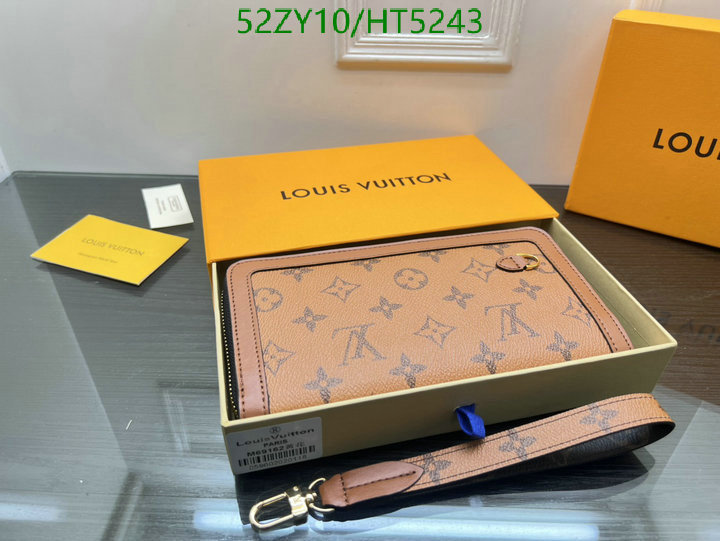 LV Bags-(4A)-Wallet-,Code: HT5243,$: 52USD