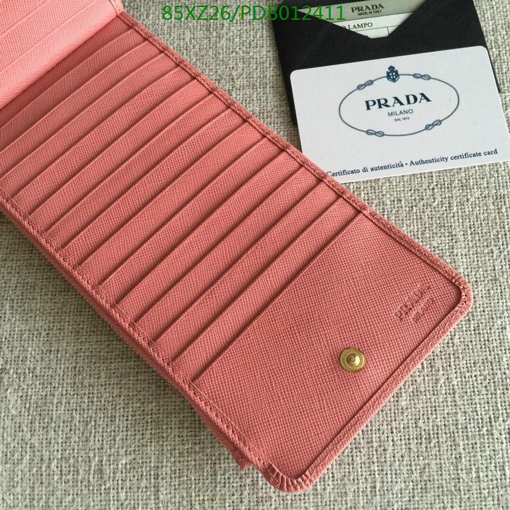 Prada Bag-(Mirror)-Wallet-,Code: PDB012411,$:85USD