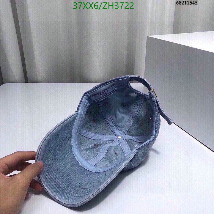 Cap -(Hat)-Prada, Code: ZH3722,$: 37USD